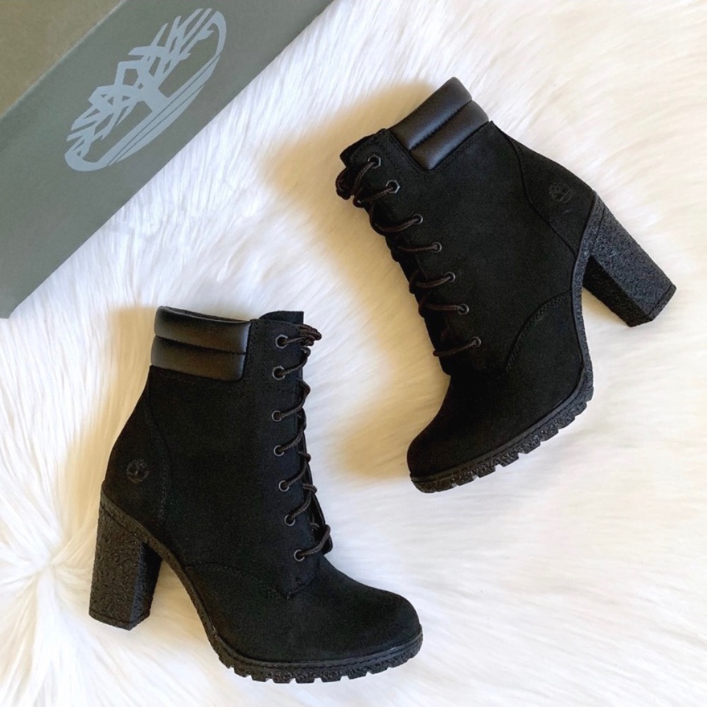 Timberland Women’s Tillston 6 Inch Black Boots - Picture 2 of 8